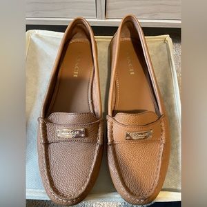 Coach Fredrica Loafers size 10 brown